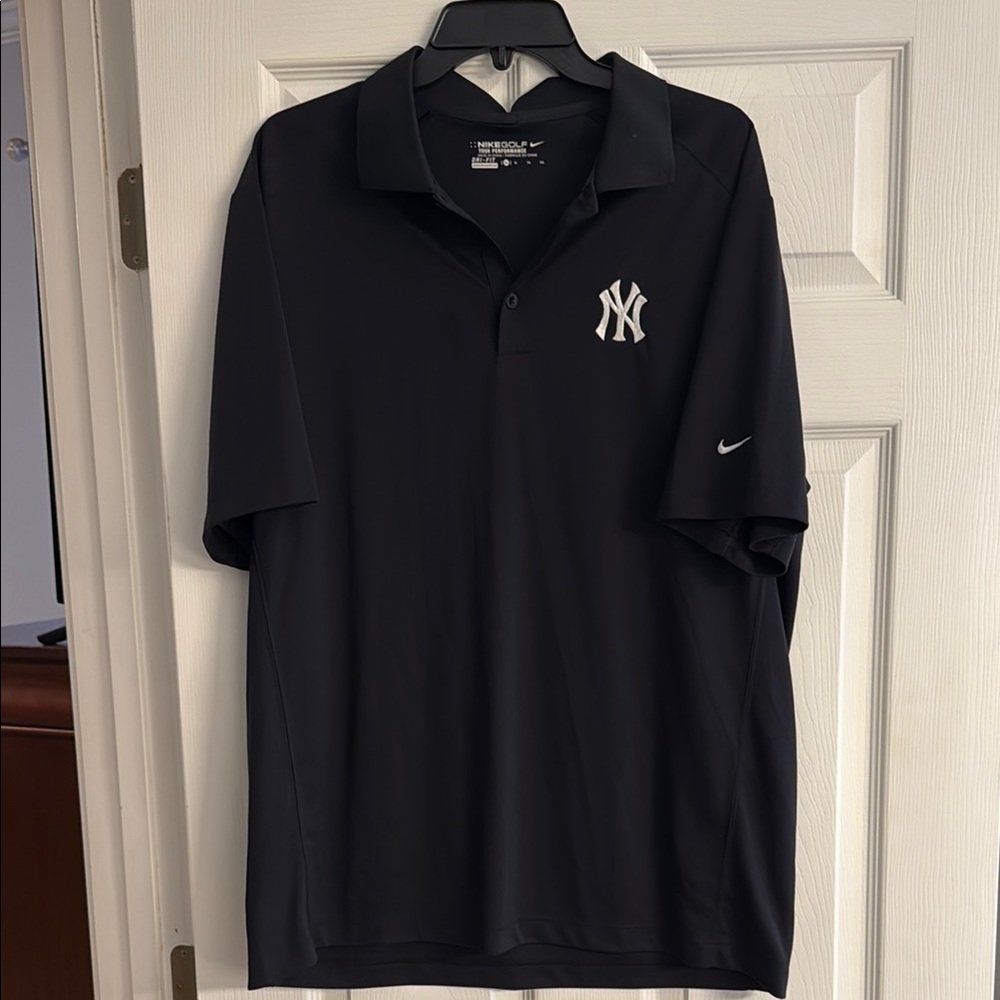 New York Yankees XL Nike Black Performance Polo Shirt